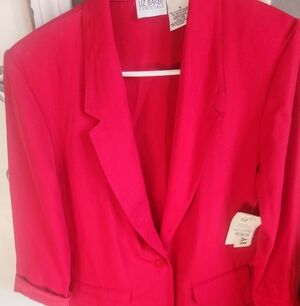 JCPenney Bright Red Blazer